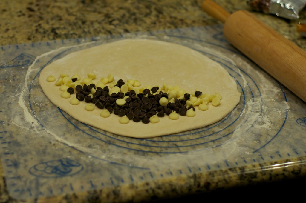 Chocolate Chip Calzone Chips