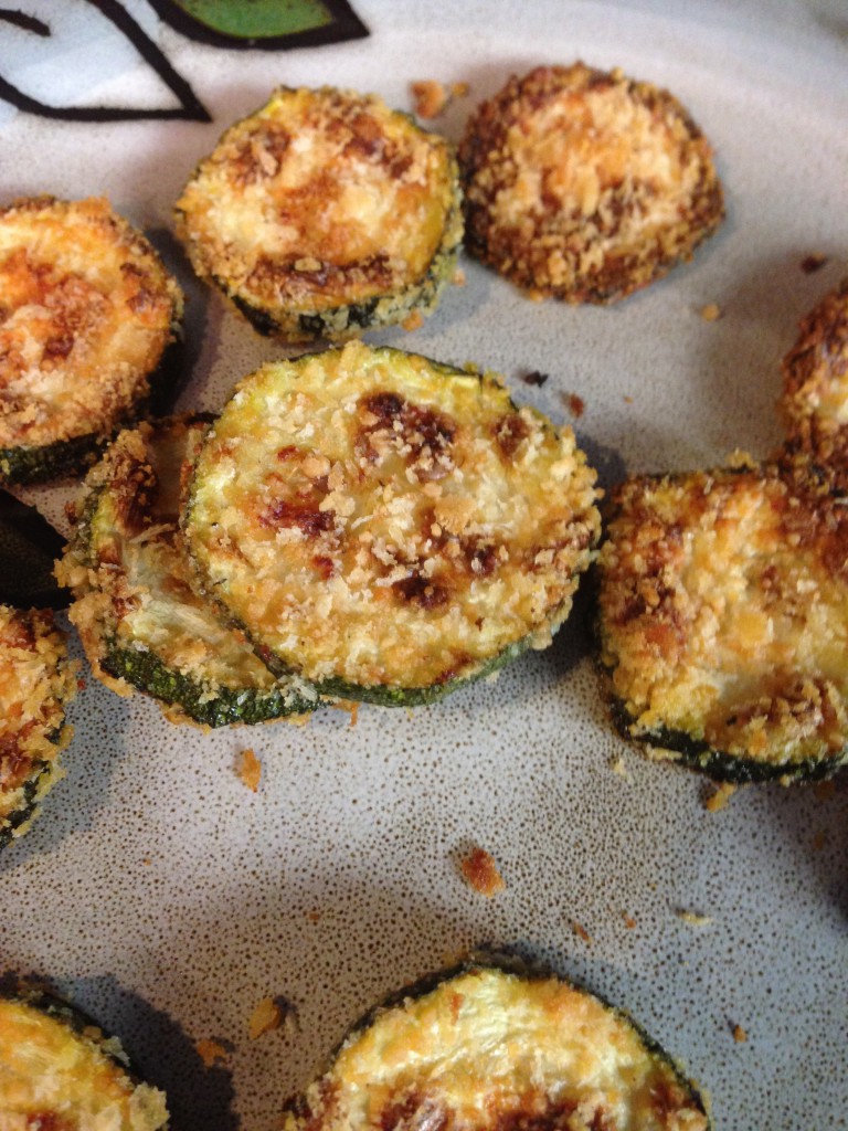 Zucchini Parmesan Crisps - The Little Chef