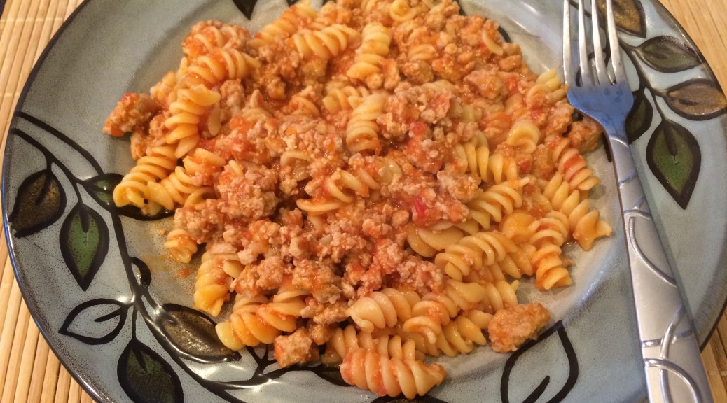 Rotini Bolognese The Little Chef