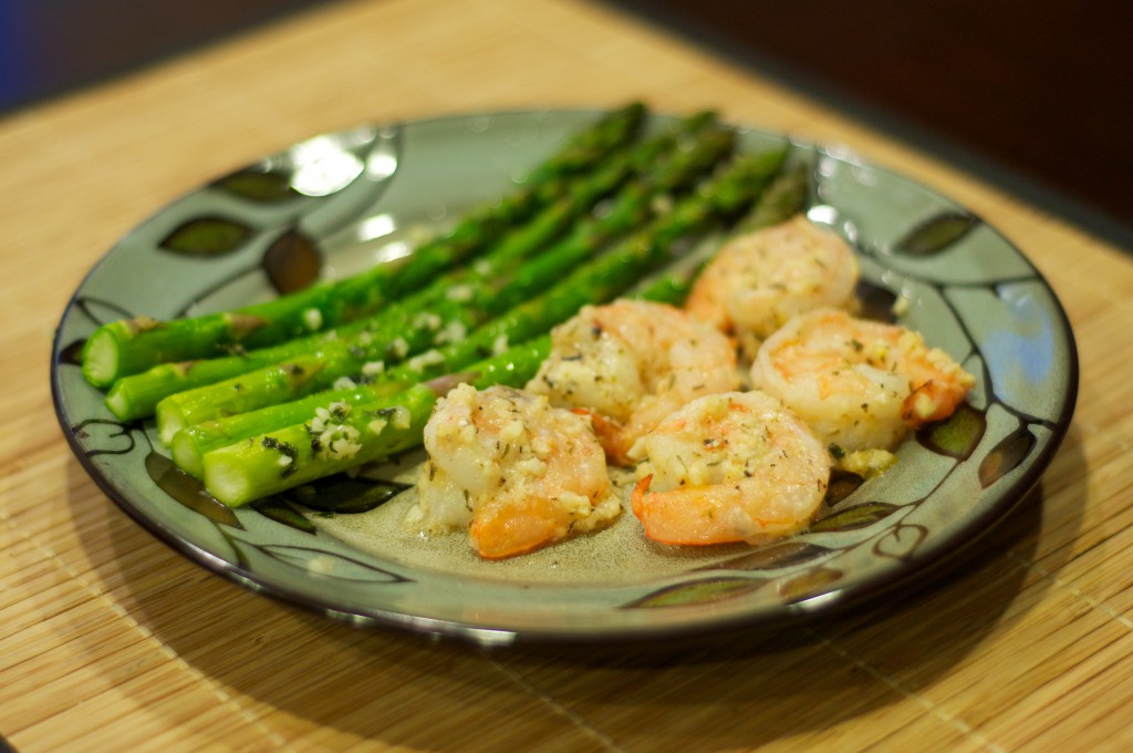 Garlic Parmesan Roasted Shrimp - The Little Chef