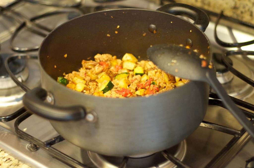 Italian Sausage Vegetable Skillet 1