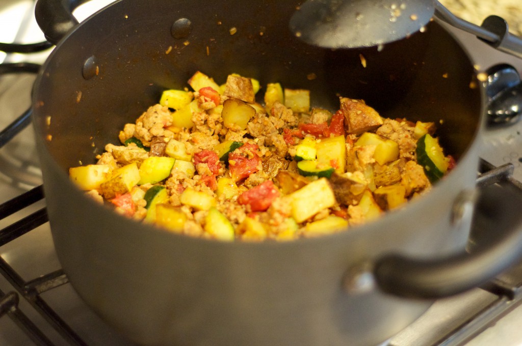 Italian Sausage Vegetable Skillet 2