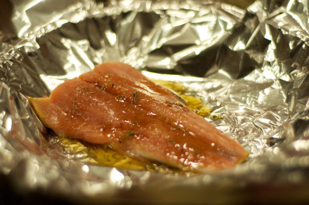 Honey Salmon in Foil 4