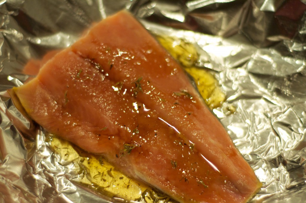 Honey Salmon in Foil 5