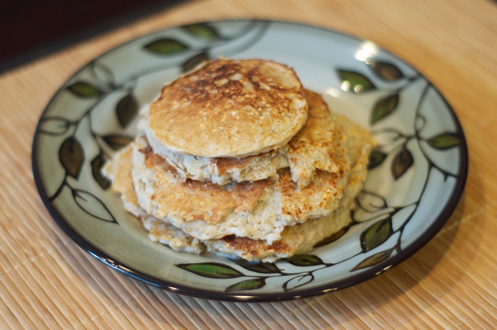 Banana Oatmeal Pancakes 1