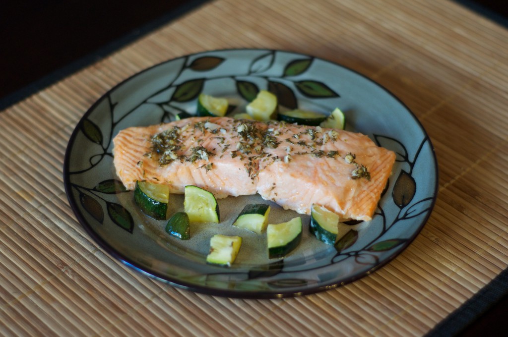 Lemon Salmon with Zucchini 2