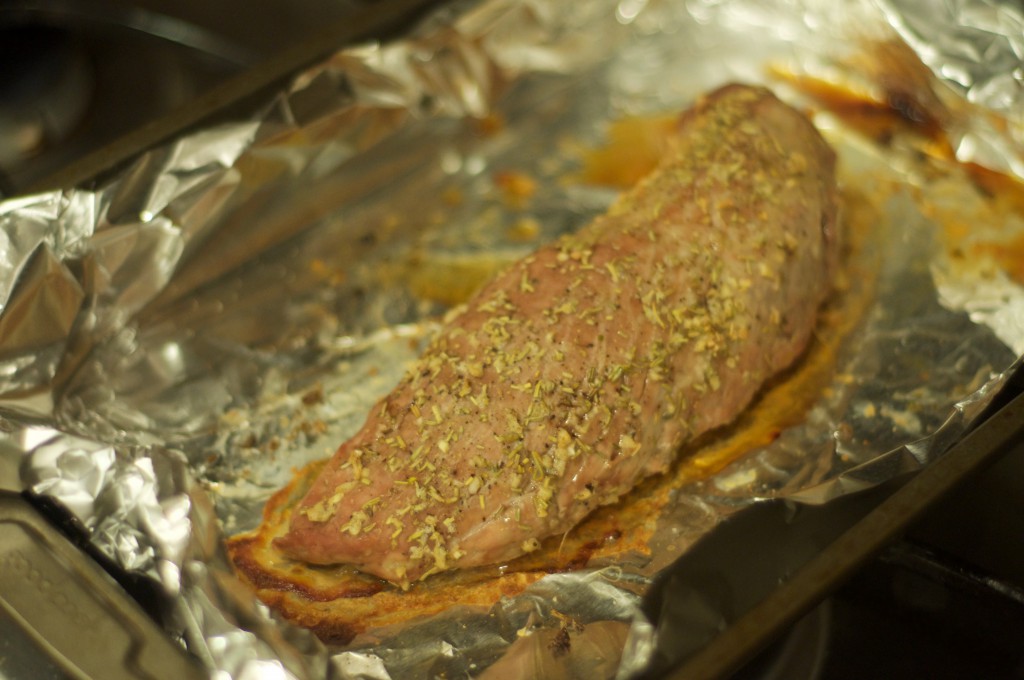 Roast Pork Loin with Rosemary and Garlic 1