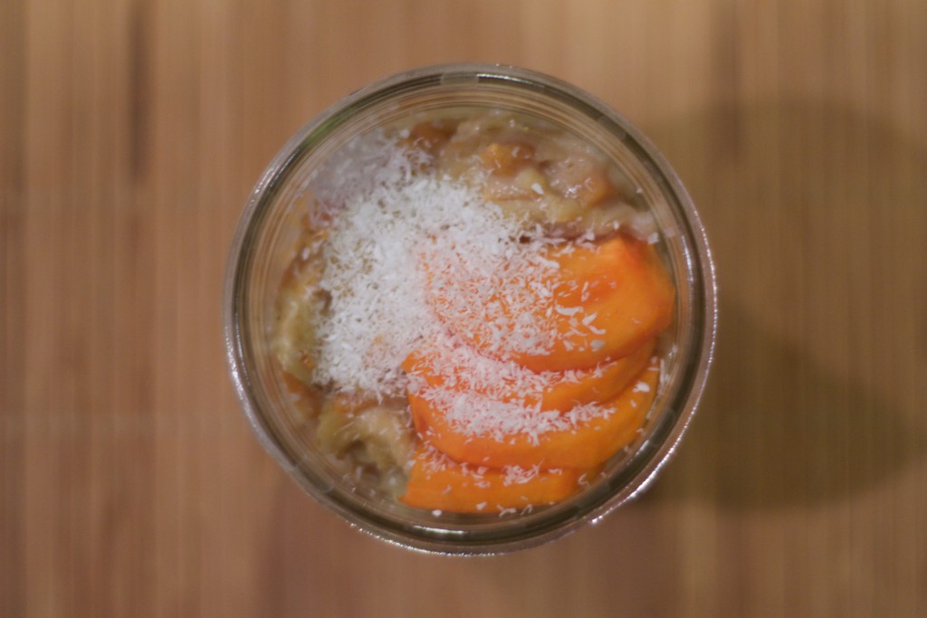 Coconut Persimmon Oatmeal 3