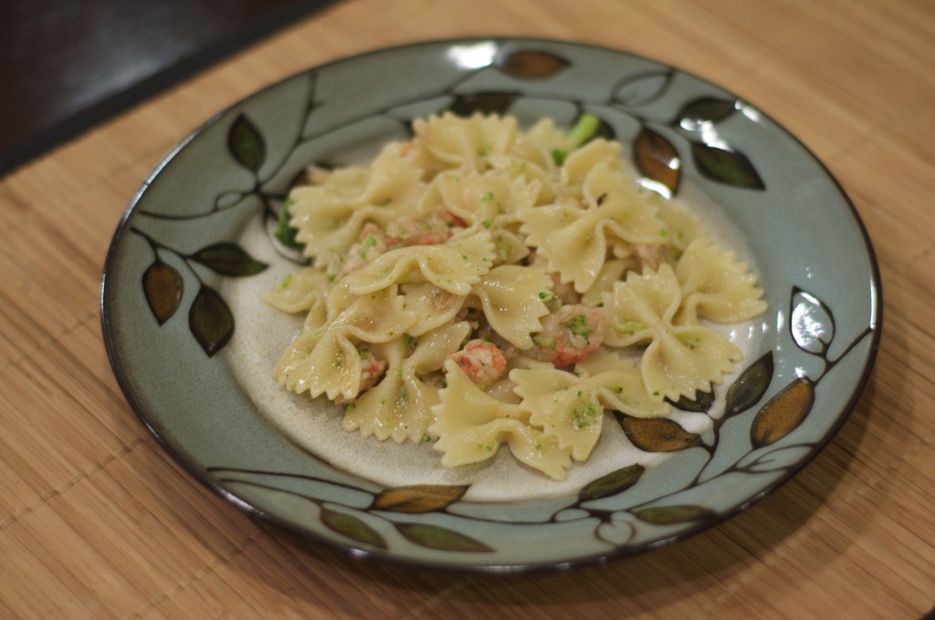 Farfalle and Brown Butter Lobster Sauce 1