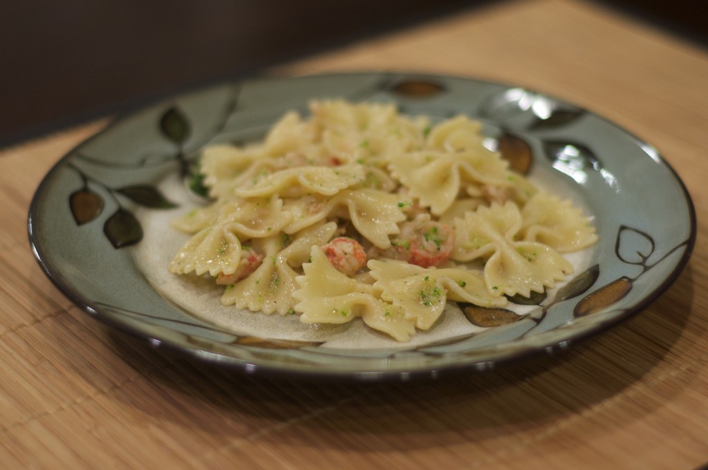 Farfalle and Brown Butter Lobster Sauce 2