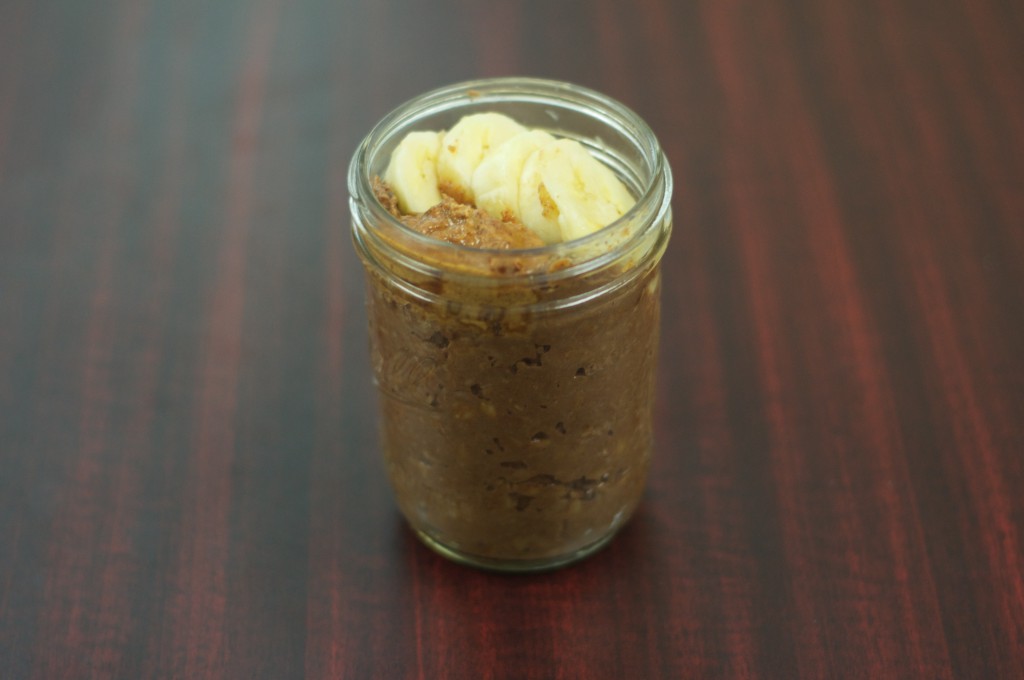 Fudge Banana and Peanut Butter Oatmeal 1