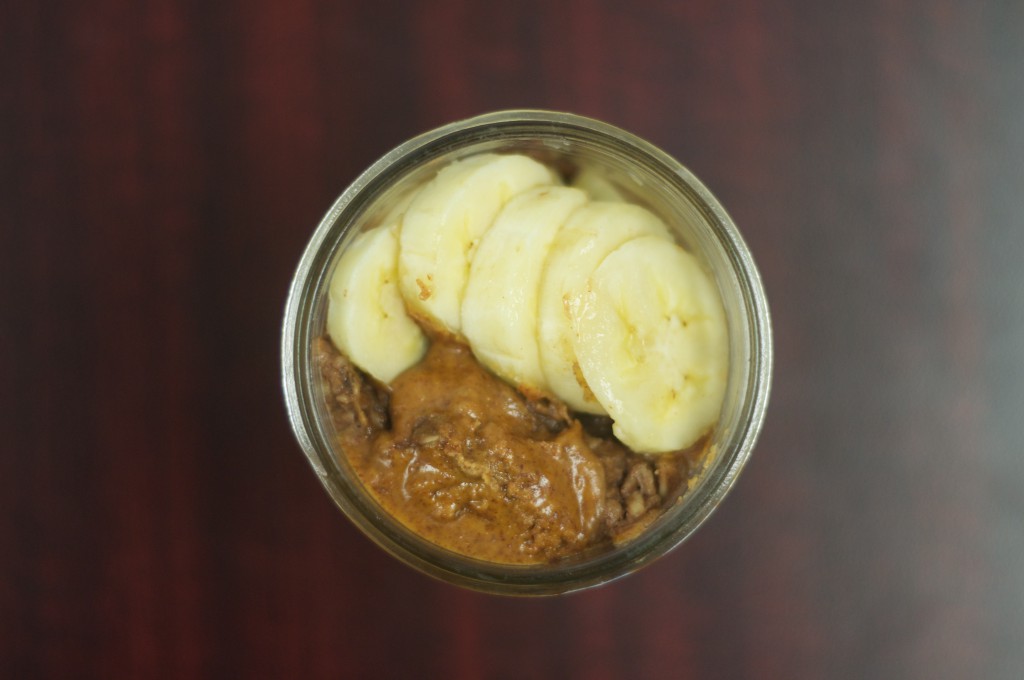 Fudge Banana and Peanut Butter Oatmeal 3