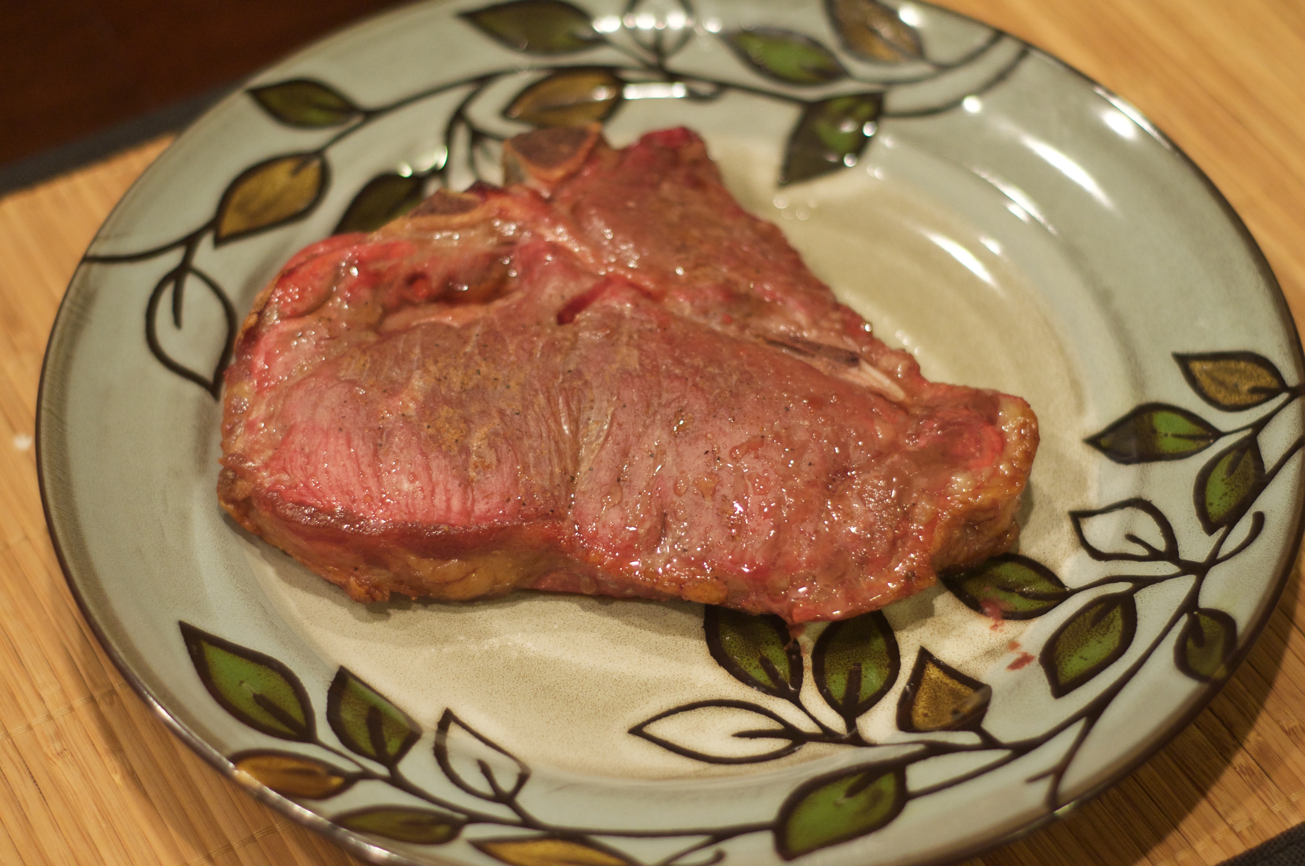 Traeger Smoked TBone The Little Chef