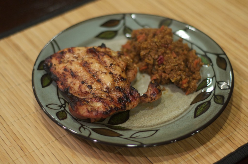 Tequila Lime BBQ Chicken Thighs 1