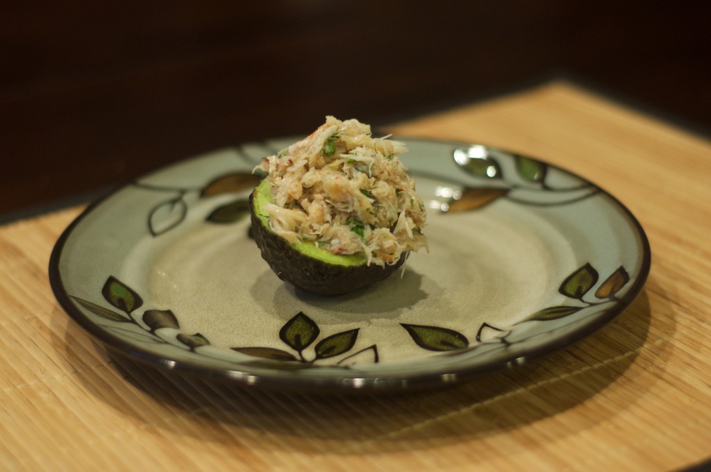 Crab Stuffed Avocado 1