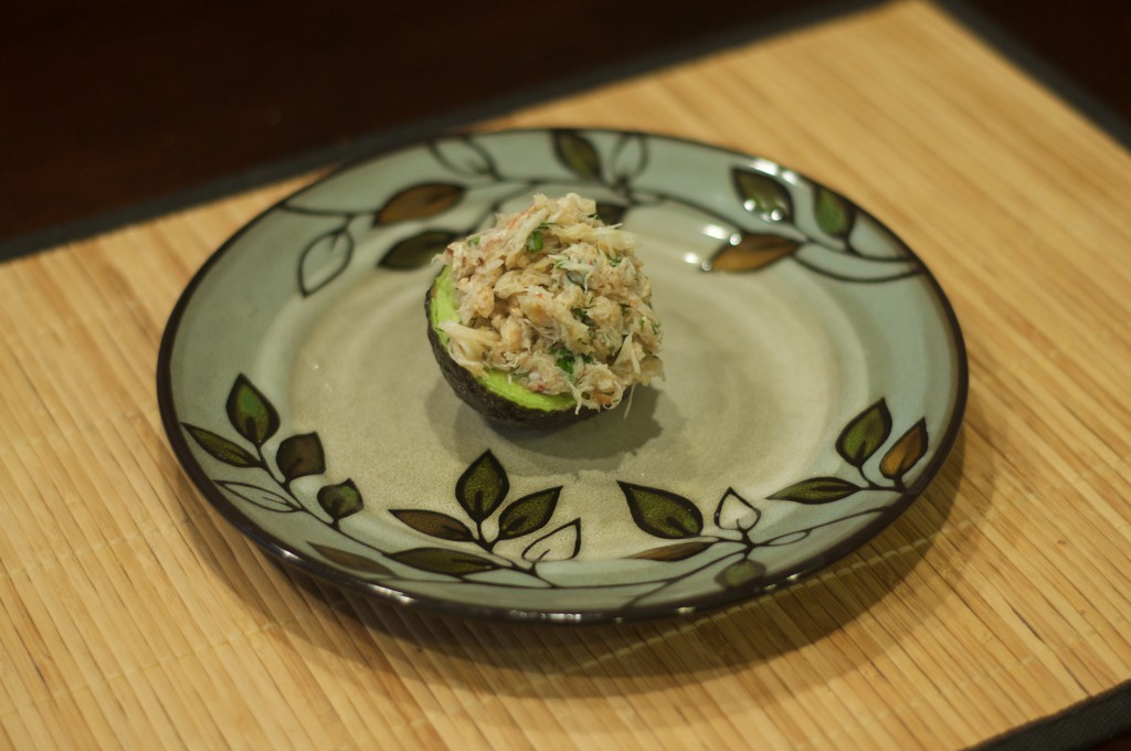 Crab Stuffed Avocado 2