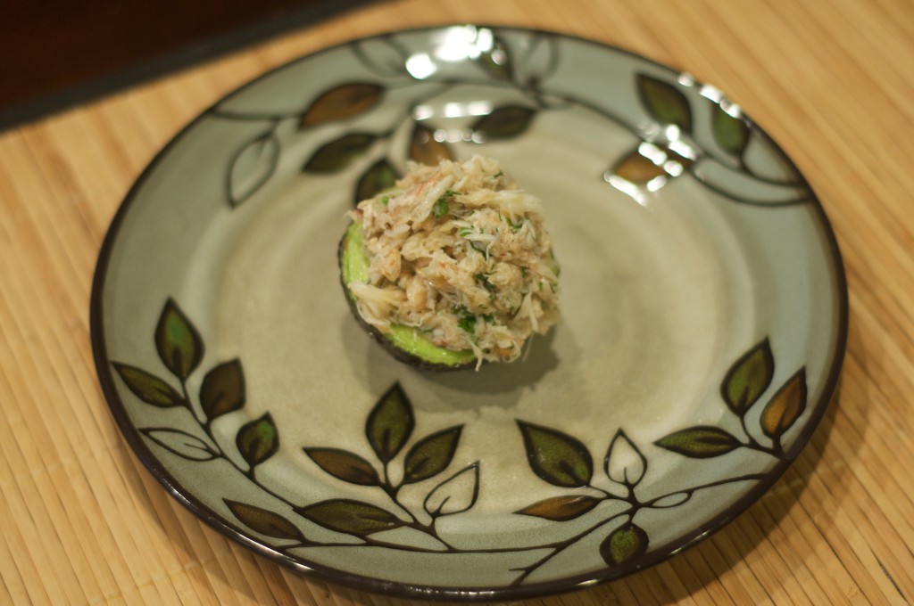 Crab Stuffed Avocado 3