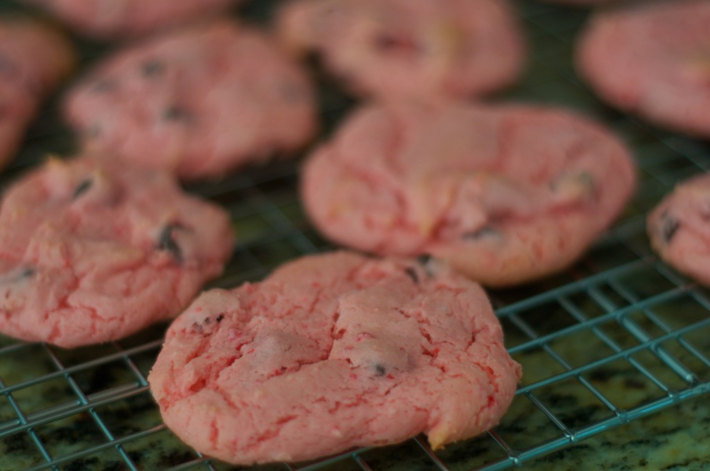 Strawberry Chocolate Chip Cookies 4