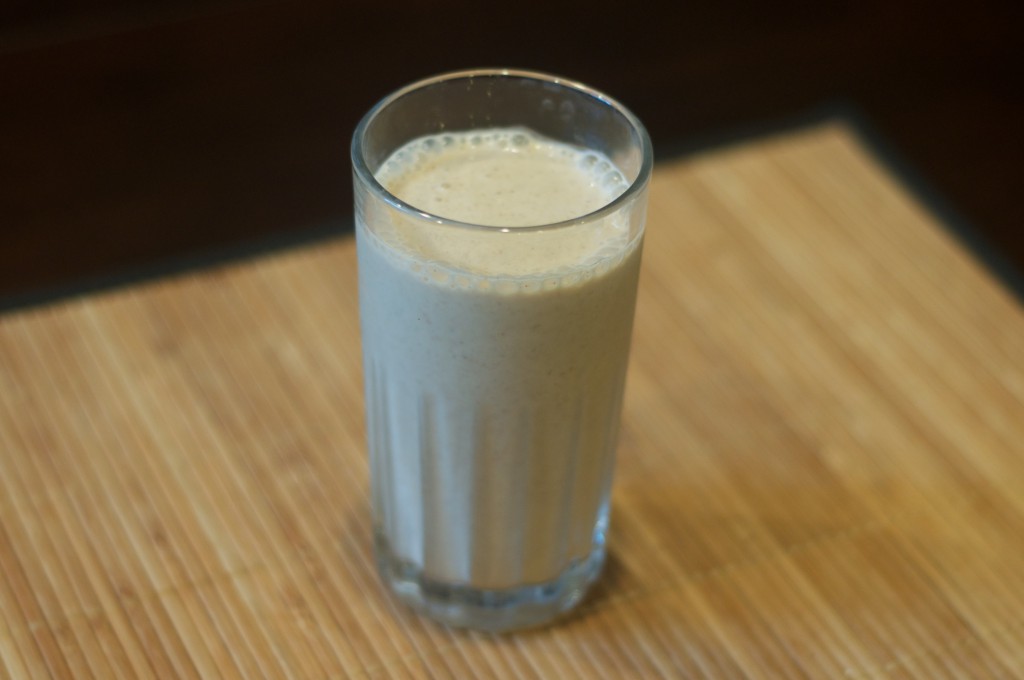 Almond Butter Banana Smoothie 1