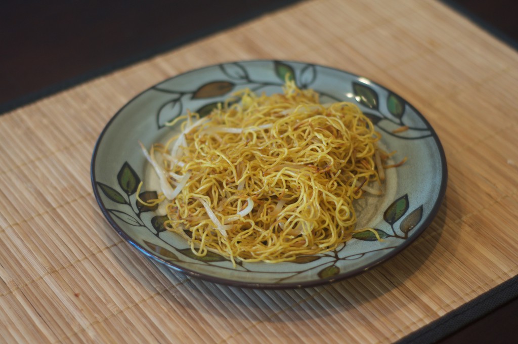 Cantonese Soy Sauce Pan Fried Noodles 1