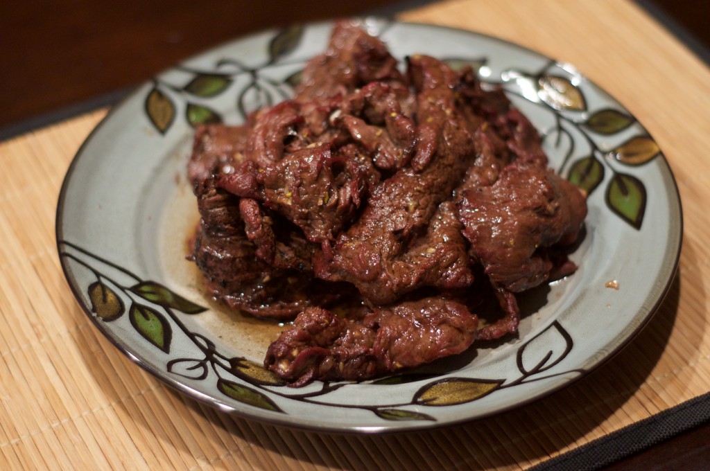 Grilled Sirloin Flap Steaks 1