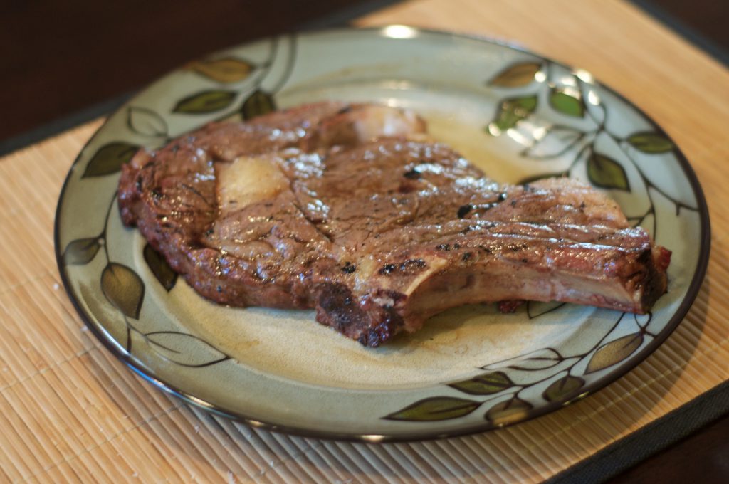 Grilled Butter Basted Ribeye Steak The Little Chef 